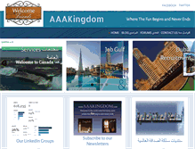 Tablet Screenshot of aaakingdom.com